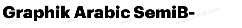 Graphik Arabic SemiB字体转换